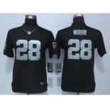 nike youth nfl jerseys oakland raiders #28 murray black[nike]