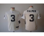 nike youth nfl jerseys oakland raiders #3 palmer white[nike limited]