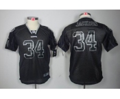 nike youth nfl jerseys oakland raiders #34 jackson black[Elite lights out]