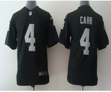 nike youth nfl jerseys oakland raiders #4 carr black[nike]