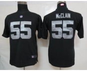 nike youth nfl jerseys oakland raiders #55 mcclain black[nike]