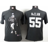 nike youth nfl jerseys oakland raiders #55 mcclain black[portrait fashion]