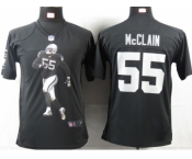 nike youth nfl jerseys oakland raiders #55 mcclain black[portrait fashion]