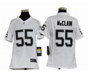 nike youth nfl jerseys oakland raiders #55 mcclain white[nike]