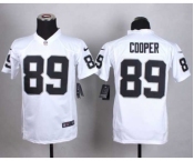 nike youth nfl jerseys oakland raiders #89 cooper white[nike][cooper]