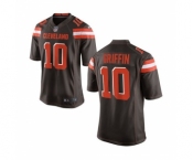 Youth Cleveland Browns #10 Robert Griffin III Brown Home Jersey