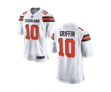 Youth Cleveland Browns #10 Robert Griffin III White Jersey