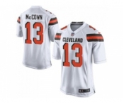 Youth Nike Cleveland Browns #13 Josh McCown white Jerseys