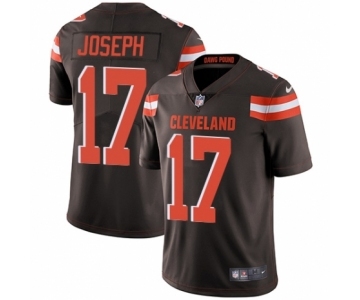 Youth Nike Cleveland Browns #17 Greg Joseph Brown Team Color Vapor Untouchable Elite Player NFL Jersey