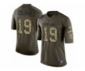 Youth Nike Cleveland Browns #19 Corey Coleman Limited Green Salute to Service NFL Jersey