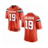 Youth Nike Cleveland Browns #19 Corey Coleman Orange Alternate NFL Jersey