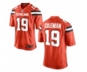 Youth Nike Cleveland Browns #19 Corey Coleman Orange Alternate NFL Jersey