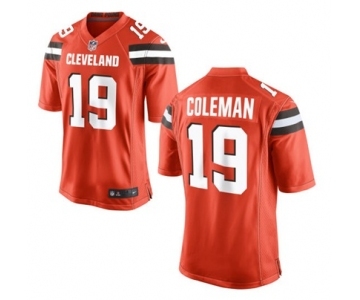 Youth Nike Cleveland Browns #19 Corey Coleman Orange Alternate NFL Jersey