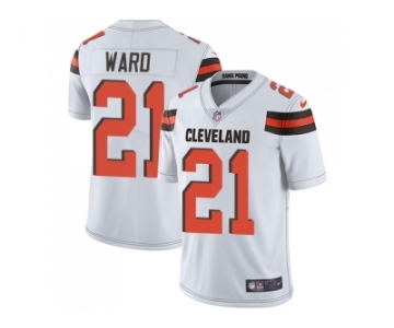 Youth Nike Cleveland Browns #21 Denzel Ward White Stitched NFL Vapor Untouchable Limited Jersey