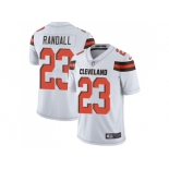 Youth Nike Cleveland Browns #23 Damarious Randall White Stitched NFL Vapor Untouchable Limited Jersey