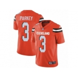 Youth Nike Cleveland Browns #3 Cody Parkey Vapor Untouchable Limited Orange Alternate NFL Jersey