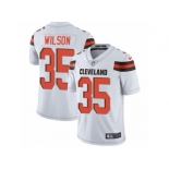 Youth Nike Cleveland Browns #35 Howard Wilson Vapor Untouchable Limited White NFL Jersey