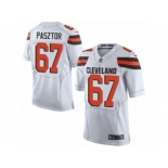 Youth Nike Cleveland Browns #67 Austin Pasztor Limited White NFL Jersey