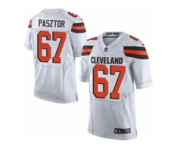 Youth Nike Cleveland Browns #67 Austin Pasztor Limited White NFL Jersey