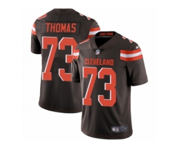 Youth Nike Cleveland Browns #73 Joe Thomas Vapor Untouchable Limited Brown Team Color NFL Jersey