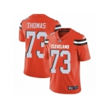 Youth Nike Cleveland Browns #73 Joe Thomas Vapor Untouchable Limited Orange Alternate NFL Jersey