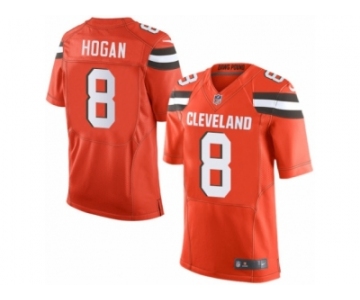 Youth Nike Cleveland Browns #8 Kevin Hogan Limited Orange Alternate NFL Jersey