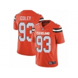 Youth Nike Cleveland Browns #93 Trevon Coley Orange Alternate Vapor Untouchable Limited Player NFL Jersey