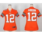 nike women nfl jerseys cleveland browns #12 gordon orange[nike][gordon]