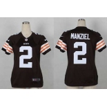 nike women nfl jerseys cleveland browns #2 manziel brown[nike]