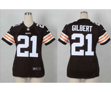 nike women nfl jerseys cleveland browns #21 gilbert brown[nike]