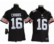 nike youth nfl jerseys cleveland browns #16 joshua cribbs brown[nike]