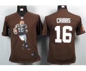 nike youth nfl jerseys cleveland browns #16 joshua cribbs brown[portrait fashion]