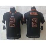 nike youth nfl jerseys cleveland browns #2 manziel black[Elite lights out]