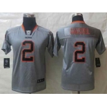 nike youth nfl jerseys cleveland browns #2 manziel grey[Elite lights out]