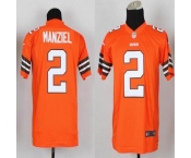 nike youth nfl jerseys cleveland browns #2 manziel orange[nike]