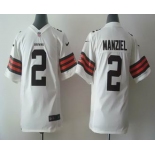 nike youth nfl jerseys cleveland browns #2 manziel white[nike]