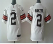 nike youth nfl jerseys cleveland browns #2 manziel white[nike]