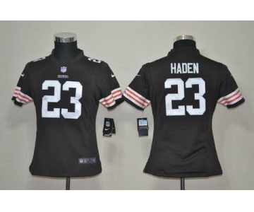 nike youth nfl jerseys cleveland browns #23 joe haden brown[nike]