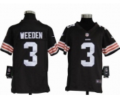 nike youth nfl jerseys cleveland browns #3 weeden brown[nike]