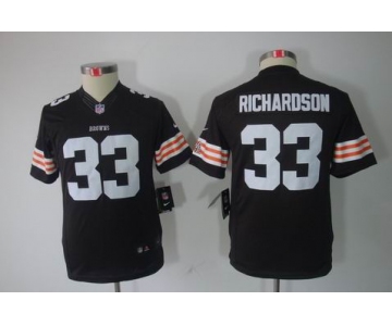 nike youth nfl jerseys cleveland browns #33 richardson brown[nike limited]