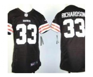 nike youth nfl jerseys cleveland browns #33 richardson brown[nike]