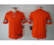 nike youth nfl jerseys cleveland browns blank orange[nike limited]