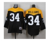 Mitchell And Ness 1967 Pittsburgh Steelers #34 DeAngelo Williams Black Yelllow Throwback Mens Stitched NFL Jerse