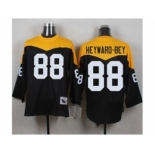 Mitchell And Ness 1967 Pittsburgh Steelers #88 Darrius Heyward-Bey Black Yelllow Throwback Mens Stitched NFL Jersey