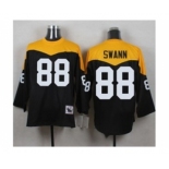 Mitchell And Ness 1967 Pittsburgh Steelers #88 Lynn Swann Black Yelllow Throwback Mens Stitched NFL Jersey