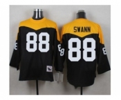 Mitchell And Ness 1967 Pittsburgh Steelers #88 Lynn Swann Black Yelllow Throwback Mens Stitched NFL Jersey