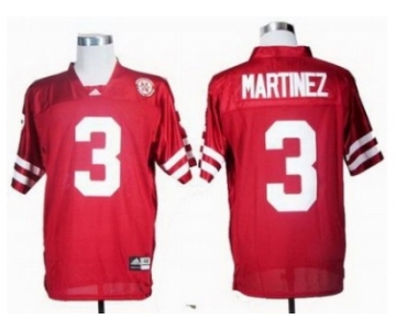 NCAA Nebraska Cornhuskers #3 Taylor Martinez Red