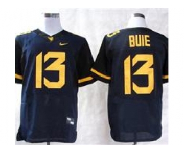 NCAA Virginia Mountaineers #13 Andrew Buie blue Jerseys(Elite)