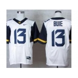 NCAA Virginia Mountaineers #13 Andrew Buie white Jerseys(Elite)