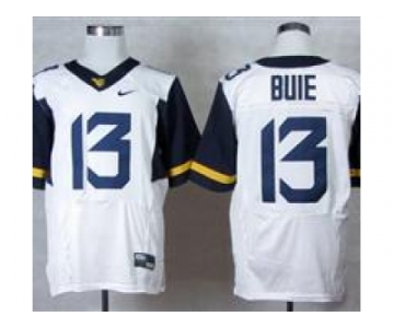 NCAA Virginia Mountaineers #13 Andrew Buie white Jerseys(Elite)